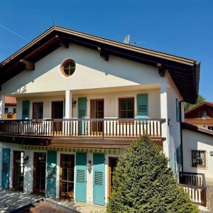 Gartenansicht, Zugang zur Garage